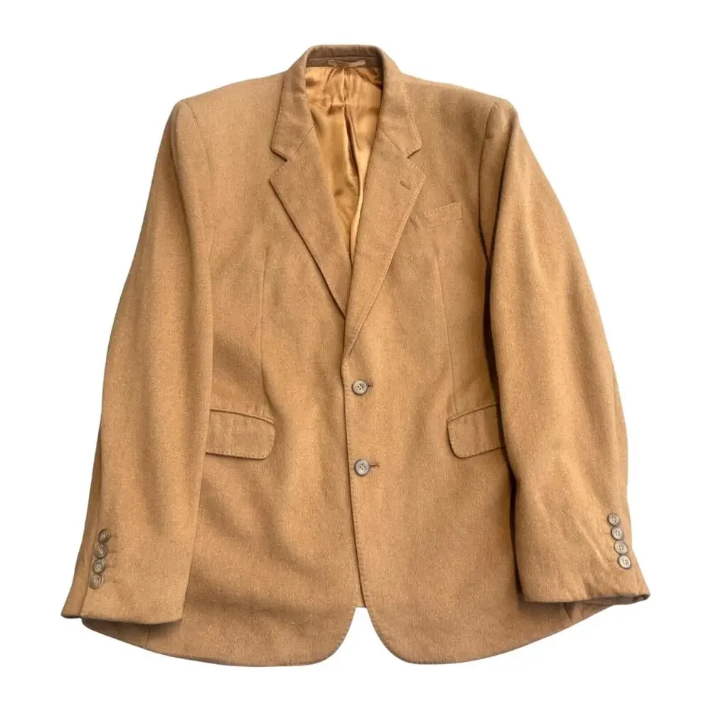 Burberry Wool Blazer Vintage Tan M